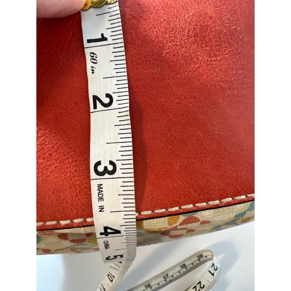 Fossil Floral Patterned Handbag with Red Accents - Picture 8 of 10